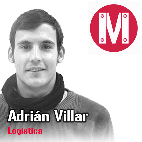 Adrián Villar. Encargado de Logística. Mekanaves